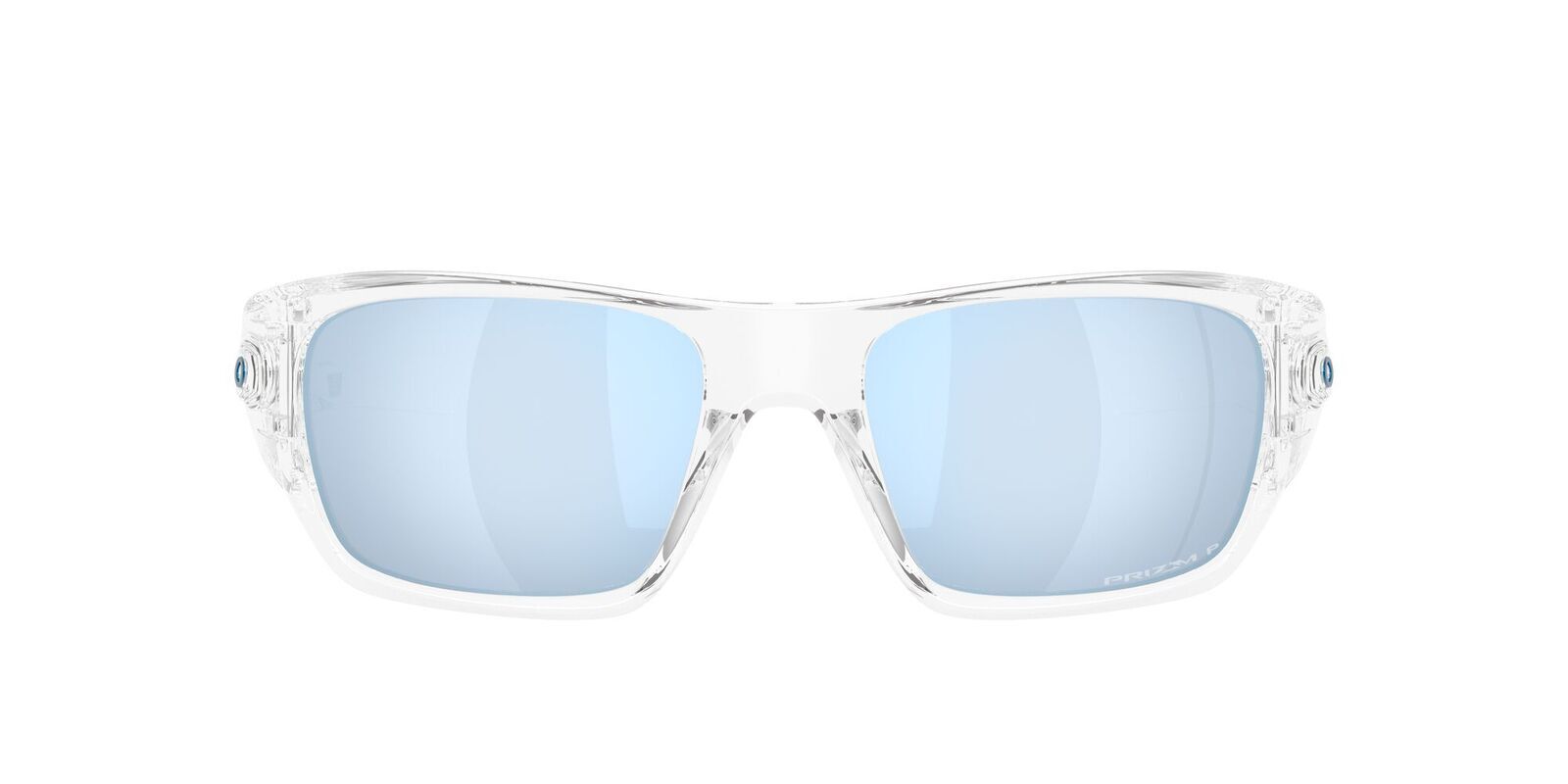 Oakley OO9486-0760 Masseter Sunglasses Polished Clear/Prizm Deep Water Polarized