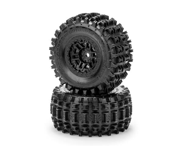 JConcepts Magma Pre-Mounted Tires for Traxxas® Mini XRT Yellow