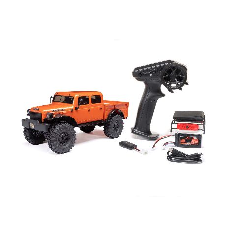 Axial SCX24 1940's 4 Door Dodge Power Wagon Orange 1/24 4WD-RTR